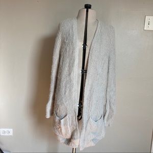 Cozy Grey Knit Cardigan